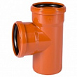 Тройник ПВХ для нар.канализации KGEA 110/110 х 90*
